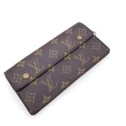 Pre-owned Leather wallets Louis Vuitton Vintage , Brown , Dames