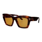 Stijlvolle zonnebril Ft1191/S Tom Ford , Brown , Dames