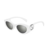 Wit Grijs Zonnebril Gg1691S Model Gucci , White , Dames