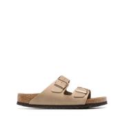 Leren Arizona Sandalen - Open Teen Birkenstock , Beige , Heren