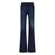 Retro Flared Jeans Dondup , Blue , Dames