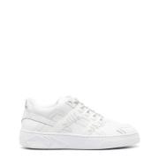 Zilversteen Leren Lage Sneaker Hide&Jack , White , Heren