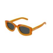 Oranje Grijze Zonnebril Gg1719S Model Gucci , Orange , Unisex