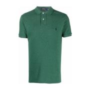 Groen Katoenen Poloshirt met Logo Polo Ralph Lauren , Green , Heren