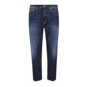 Donkere Jago Broek Dondup , Blue , Heren