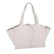 Pre-owned Leather shoulder-bags Celine Vintage , White , Dames