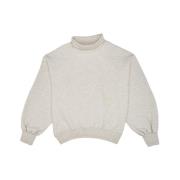 Grijze Katoenmix Rolhals Sweatshirt Autry , Beige , Heren