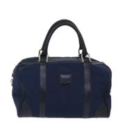 Pre-owned Canvas celine-bags Celine Vintage , Blue , Dames