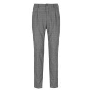 Grijze wollen broek met zakken Incotex , Gray , Heren