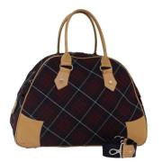 Pre-owned Nylon handbags Burberry Vintage , Brown , Dames