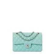 Pre-owned Leather chanel-bags Chanel Vintage , Blue , Dames