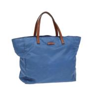 Pre-owned Canvas gucci-bags Gucci Vintage , Blue , Dames