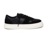 Leren en Suède Studio Sneakers D.a.t.e. , Black , Dames