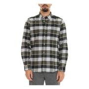 Geruite Button-Down Casual Overhemd Barbour , Multicolor , Heren