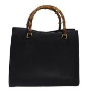 Pre-owned Leather gucci-bags Gucci Vintage , Black , Dames