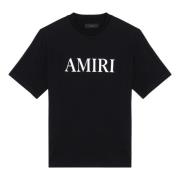 Korte mouwen ronde hals T-shirt Amiri , Black , Heren