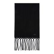 Butterfly Wool Scarf Max Mara Weekend , Black , Dames