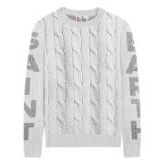 Stijlvolle Crewneck Sweater MC2 Saint Barth , Gray , Dames