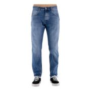 Straight Leg Jeans Blauw Don The Fuller , Blue , Heren