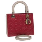 Pre-owned Leather dior-bags Dior Vintage , Red , Dames