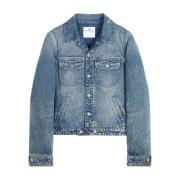 Blauwe Denim Stonewashed Jack Courrèges , Blue , Heren