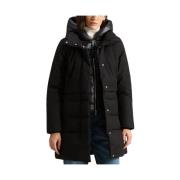 Stijlvolle jas met Frut2346 ontwerp Woolrich , Black , Dames