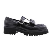 Klassieke Mocassin Schoenen Thirteen Rotta , Black , Dames