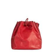 Pre-owned Leather louis-vuitton-bags Louis Vuitton Vintage , Red , Dam...