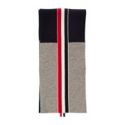 Multicolor Gestreepte Wollen Sjaal Thom Browne , Multicolor , Heren