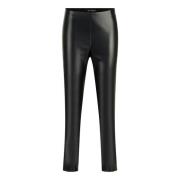 Slim Fit Kunstlederen Leggings Betty Barclay , Black , Dames