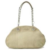 Pre-owned Leather celine-bags Celine Vintage , Beige , Dames