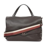 Premium Leren Dagtas Zanellato , Brown , Dames