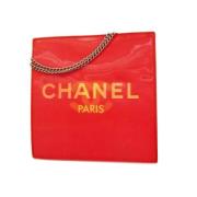 Pre-owned Leather chanel-bags Chanel Vintage , Red , Dames