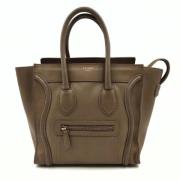 Pre-owned Leather celine-bags Celine Vintage , Beige , Dames