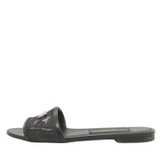 Pre-owned Denim flats Dolce & Gabbana Pre-owned , Black , Dames