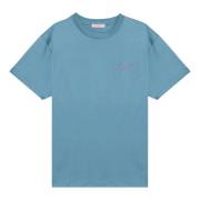 Korte mouwen ronde hals T-shirt Valentino Garavani , Blue , Heren