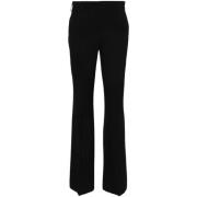 Stijlvolle Geweven Broek Dries Van Noten , Black , Dames