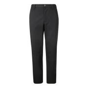 Stretch katoenen broek met zakken Gr10K , Black , Heren