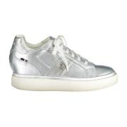 Zilveren Casual Sneakers met Logodetail U.s. Polo Assn. , Gray , Dames