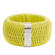 Pre-owned Leather dior-jewelry Dior Vintage , Yellow , Dames