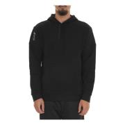 Casual Sweatshirt voor Mannen Emporio Armani EA7 , Black , Heren