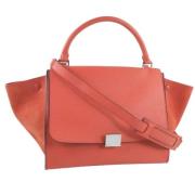 Pre-owned Leather celine-bags Celine Vintage , Orange , Dames