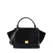 Pre-owned Leather celine-bags Celine Vintage , Black , Dames