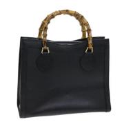 Pre-owned Leather gucci-bags Gucci Vintage , Black , Dames