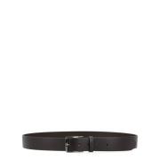 Platte Riem in Bruin Leer Gianni Chiarini , Brown , Heren