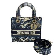 Pre-owned Canvas dior-bags Dior Vintage , Blue , Dames