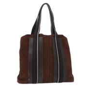 Pre-owned Canvas shoulder-bags Hermès Vintage , Brown , Dames