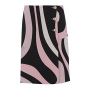 Marmer Patroon Wikkelrok Emilio Pucci , Multicolor , Dames