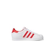 Rode Superstar Sneakers Adidas , Red , Heren