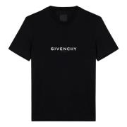 Korte mouwen ronde hals T-shirt Givenchy , Black , Heren